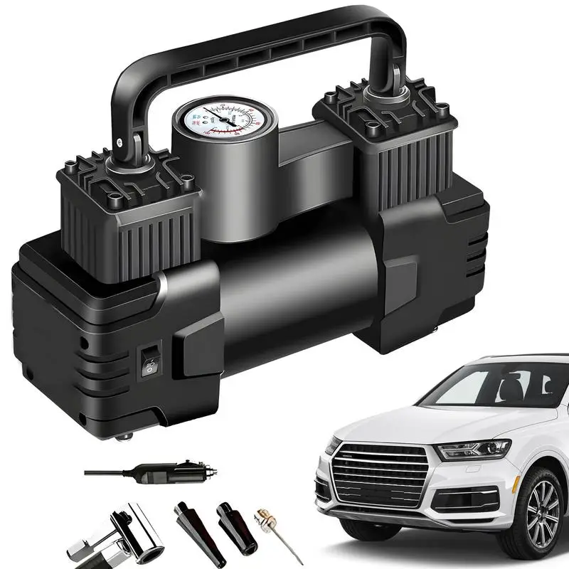 

Car Tire Inflator Auto Air Pump for Car Tires Truck Tire Inflator with Digital Pressure Gauge and Led Light Auto Motocycle tools