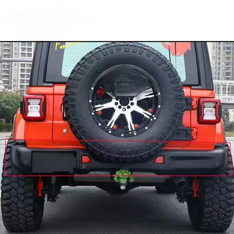 Jl 10th Anniversary 2018+ Accessories Parts Cnc Process Auto Car Rear Bumper for Jeep Wrangler
