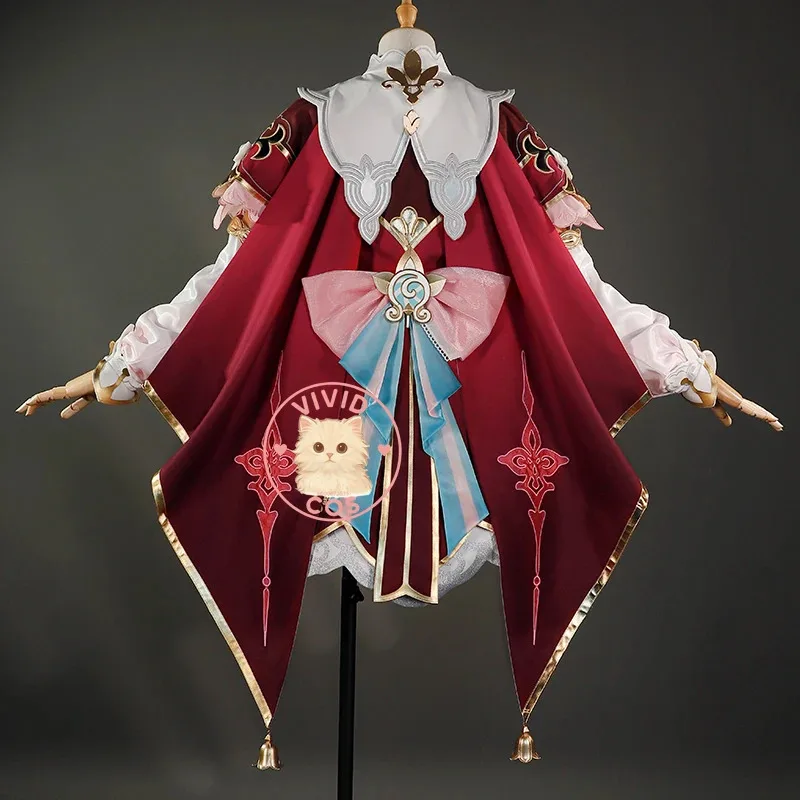 

Hot Game Honkai: Star Rail Cosplay Costume New High-Quality RPG Beautiful Lolita Dress with Hat for Women Suit