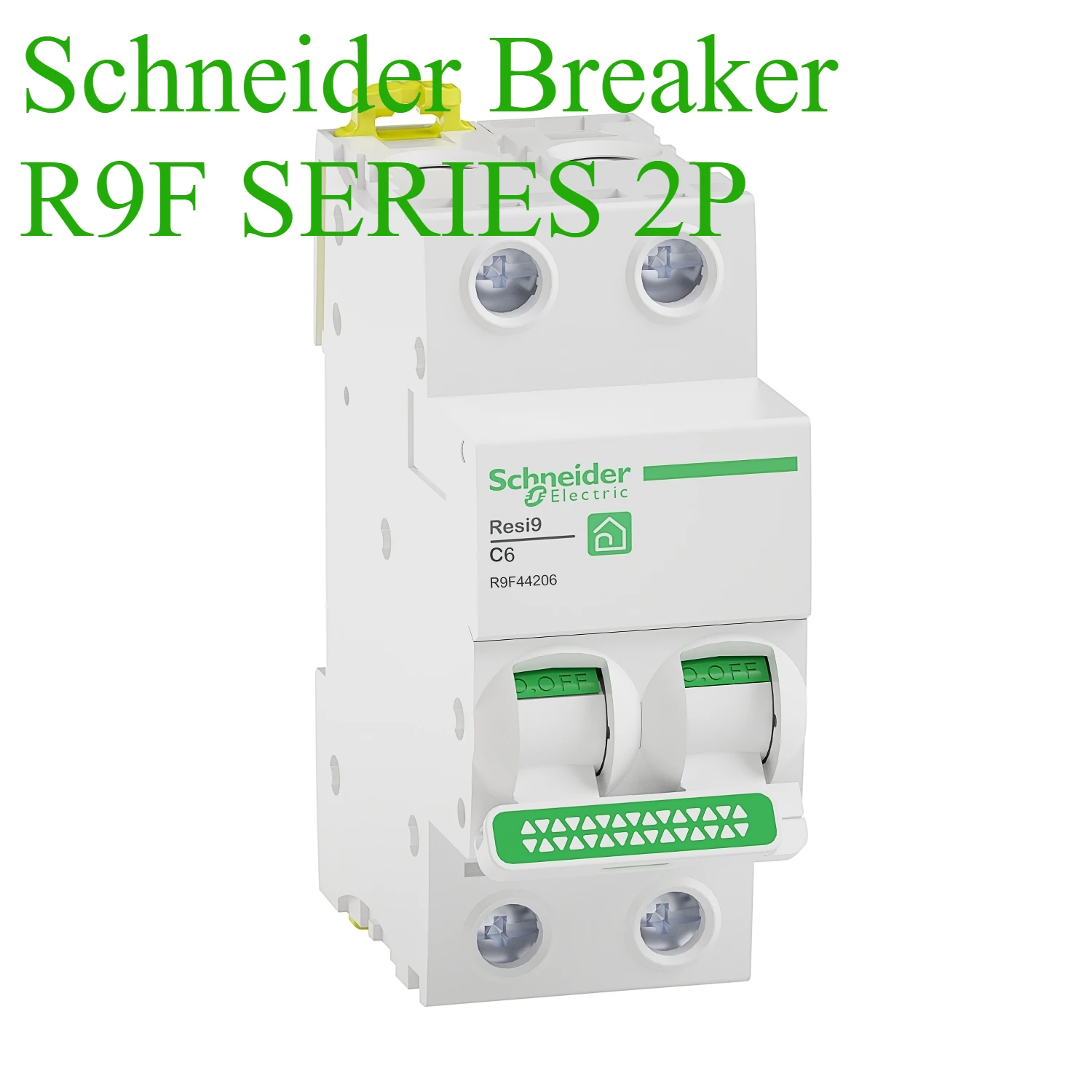 Schneider miniature circuit breaker R9F series R9F44 R9F442 2P R9F44206 10 16 20 25 32 40 50 63A