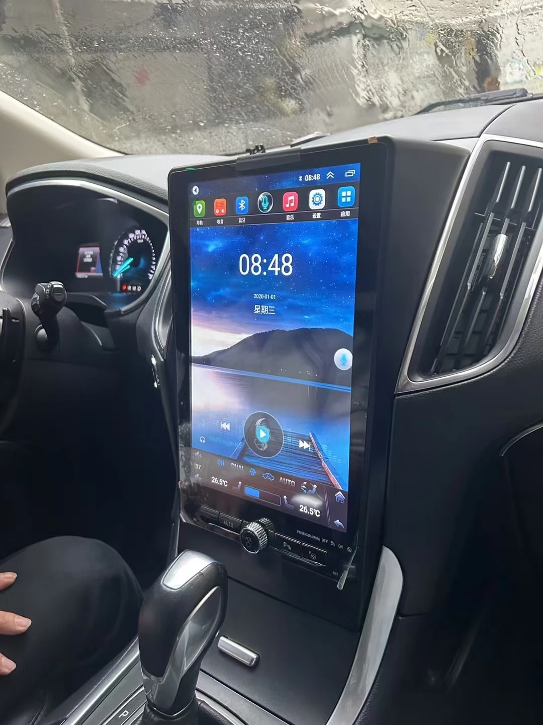 لفورد إيدج 2015-2019 شاشة تعمل باللمس أندرويد 13 اللاسلكية CarPlay الوسائط المتعددة مشغل راديو السيارة لتحديد المواقع والملاحة السيارات ستيريو Headunit