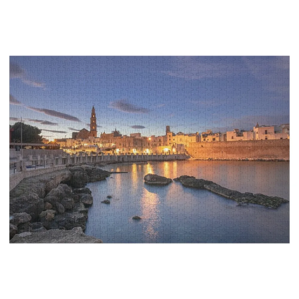 

Monopoli , Italy at night Jigsaw Puzzle Personalized Photo Gift Customs With Photo Personalized Baby Object Puzzle