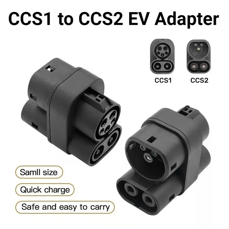 CCS1 To CCS2 EV 1000V 250A CCS1 To CCS2 Plug Charging Connector Adaptor EV Charger Connect Adapter