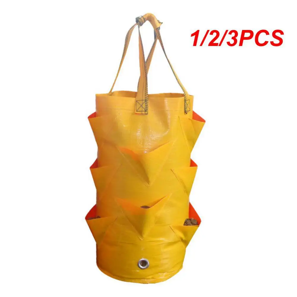 

1/2/3PCS Garden Planting Bag Strawberry Grow Bag 3L Multi-mouth Vertical Flower Tomato Planter Bag