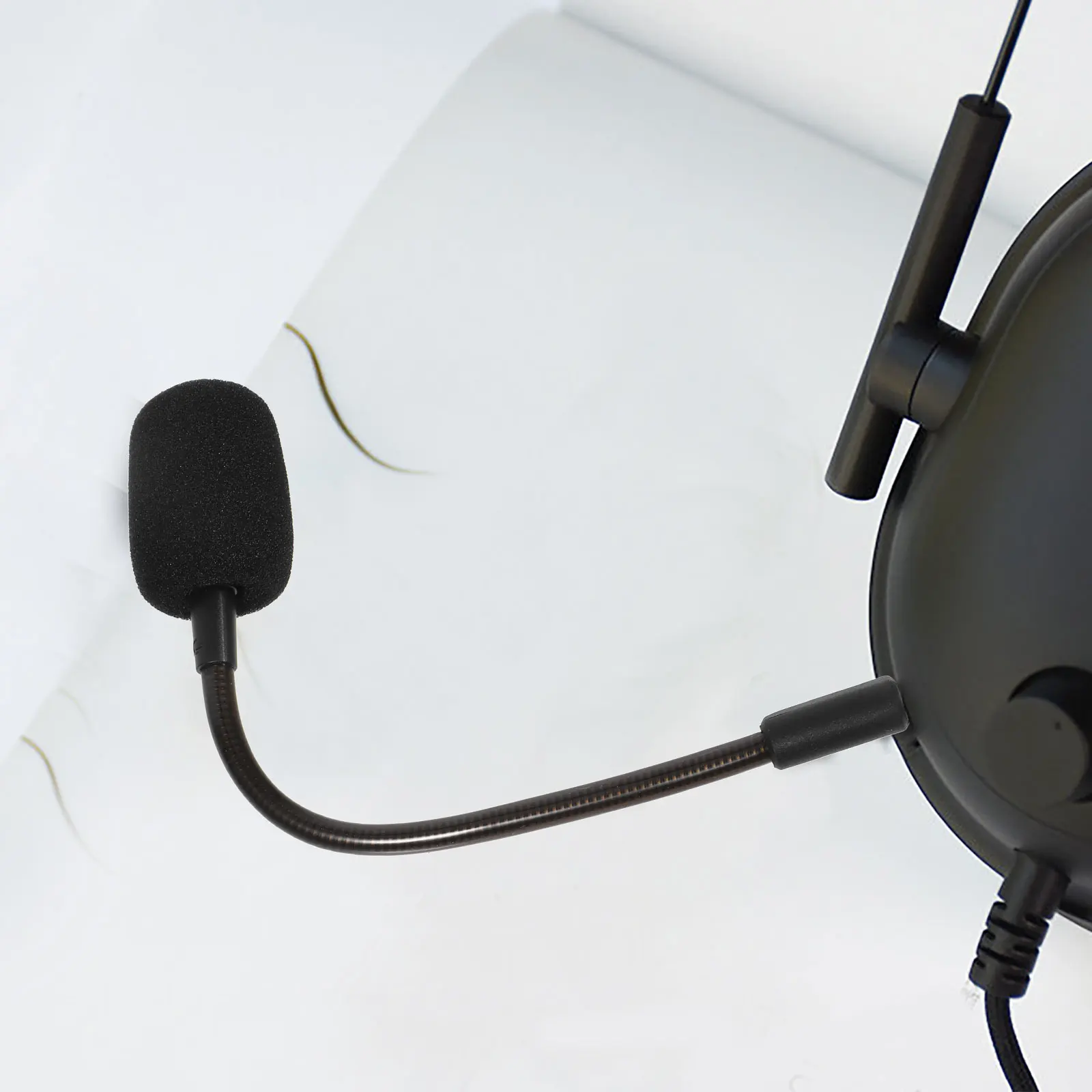 

Noise-cancelling Microphone for V2 V2SE PRO Headsets Black Replacement Mic Gaming Sturdy Longlasting Portable