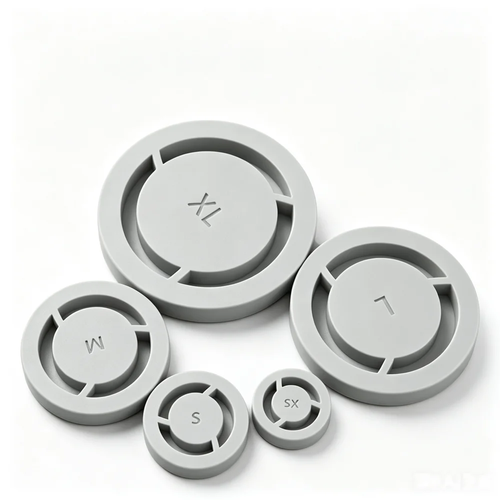 5 Sizes Pottery Foot Ring Template Consistent Base Ring DIY Ceramic Making Supplies Mold Lightweight Ceramic Clay Trimming Tool