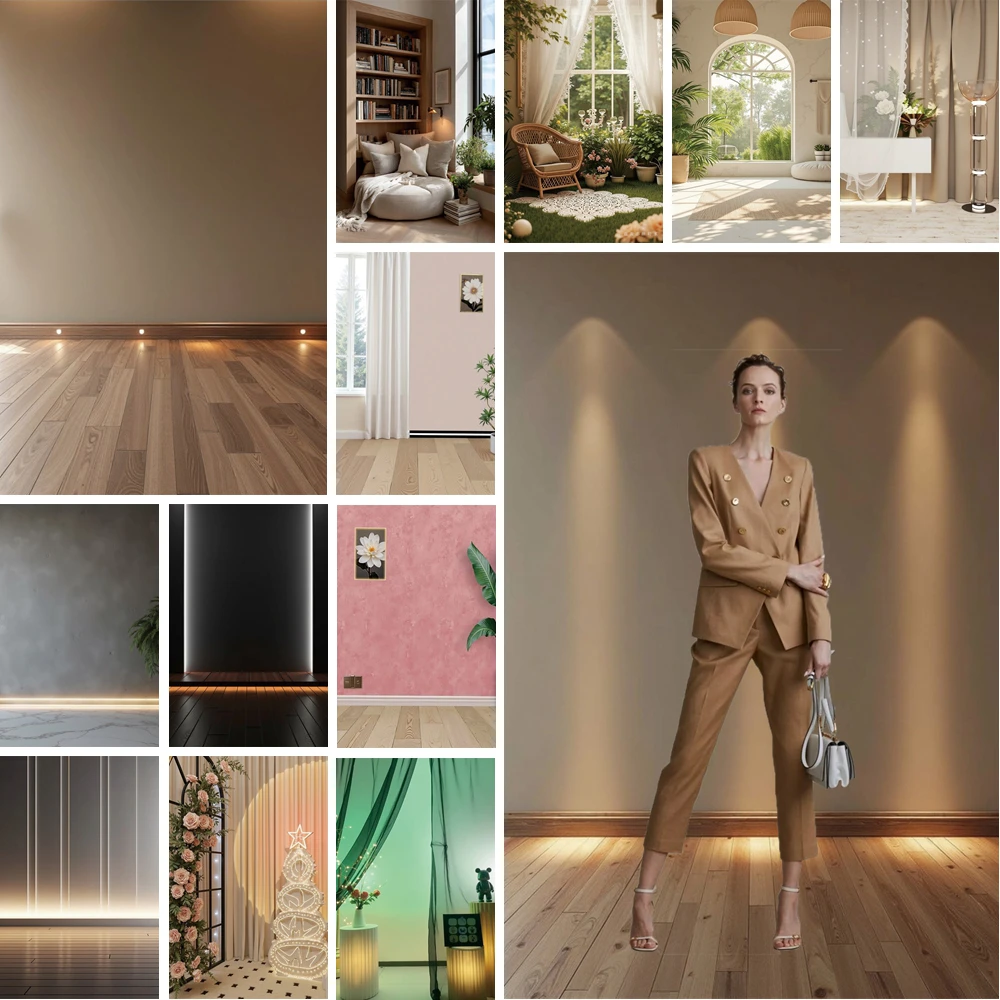

MOON.QG Window Curtains Interior Backdrops For Photography Cabinet Table Sofas Background Party Supplies Photobooth Photozone