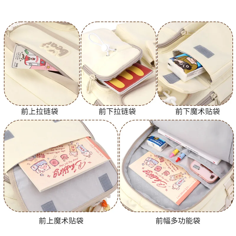 Fashion Girls School Backpack School Bags Teenage laptop Backpack Casual Travel backpack Book Bag Children schoolbag Waterproof