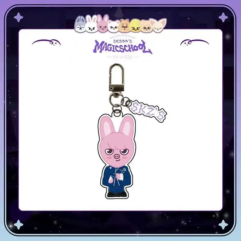 SKZOO Academy of Magic Acrylic Keychain: Collectible goodies, birthday gifts, couples' accessories, backpack pendants