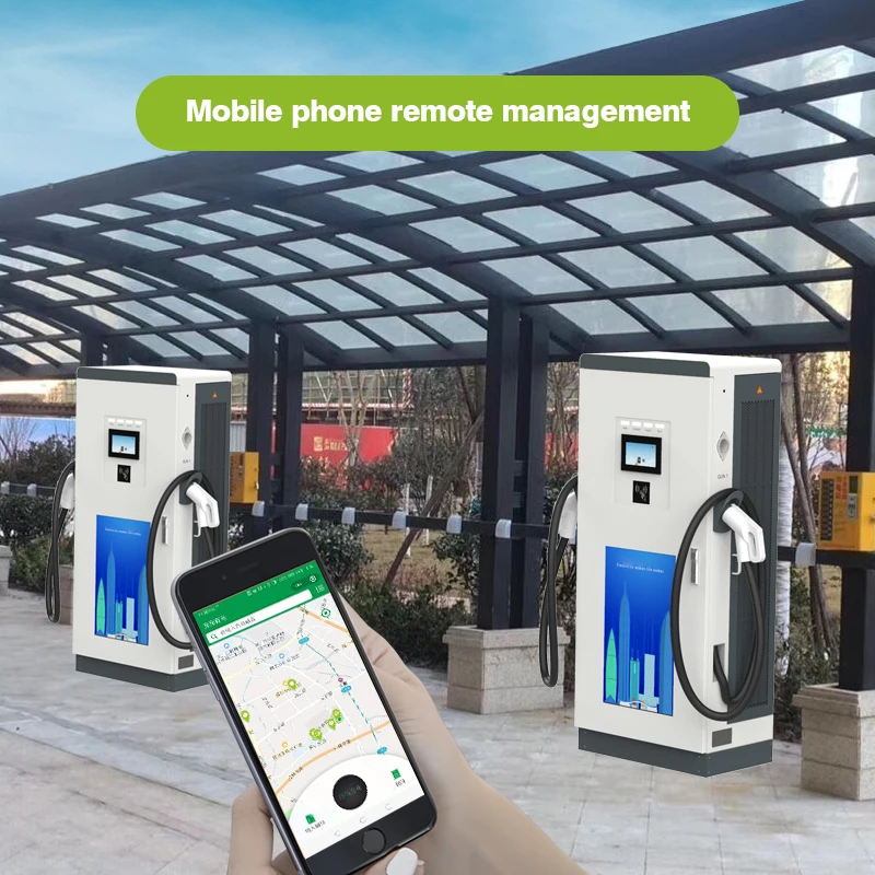 60KW 80KW Double  Power Charging Station OCPP CCS DC EV Chargers for Electric Cars Charging Pile