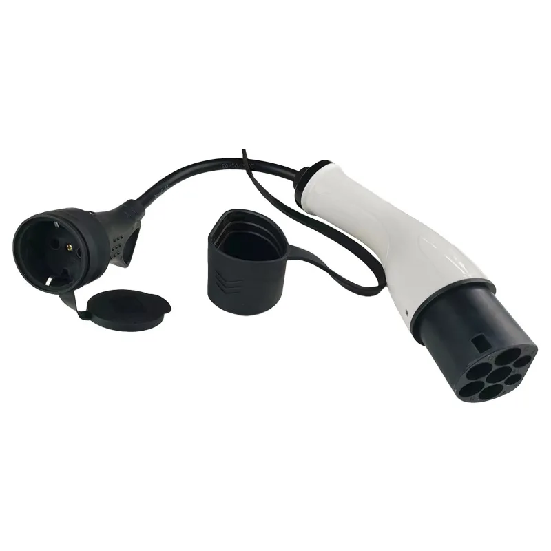 

New energy European standard charging pile transfer cable European standard TYPE2 to Schuko charge and discharge adapter cable