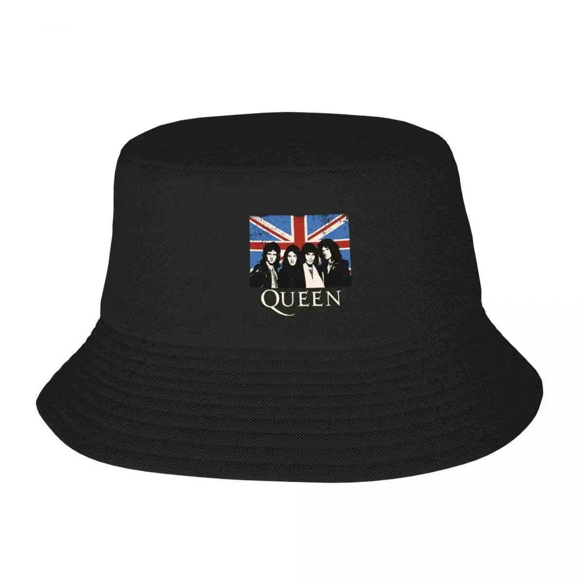 Retro Queen Band Bucket Hat for Women Men Summer Field  Street Foldable  Hiking Fishing Fisherman s Bob