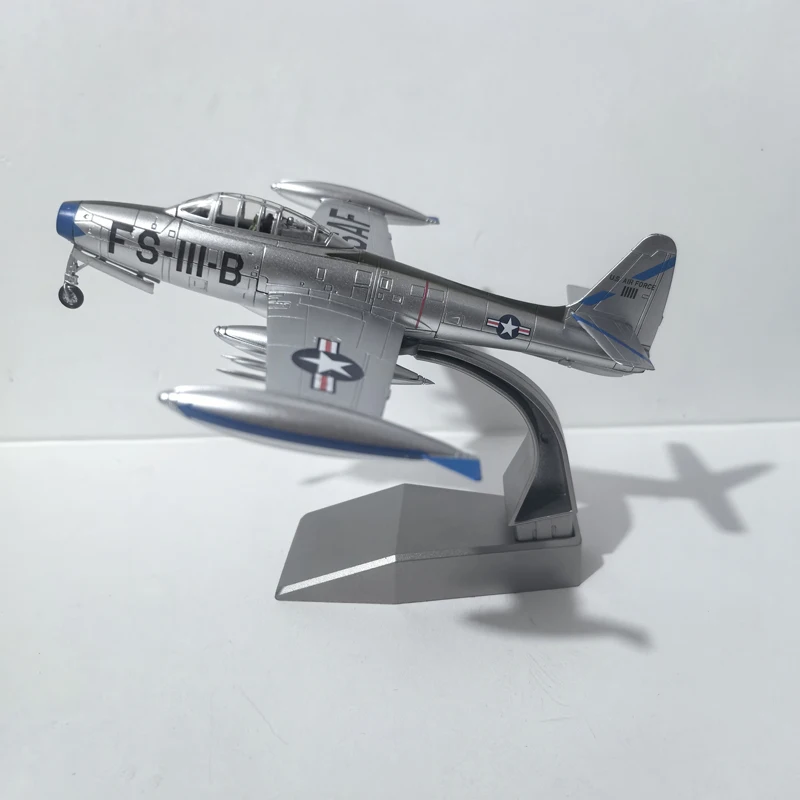 JASON TUTU Diecast Metal 1/72 Scale F-84 Thunderjet Fighter Military Model Airplane Collect Gift