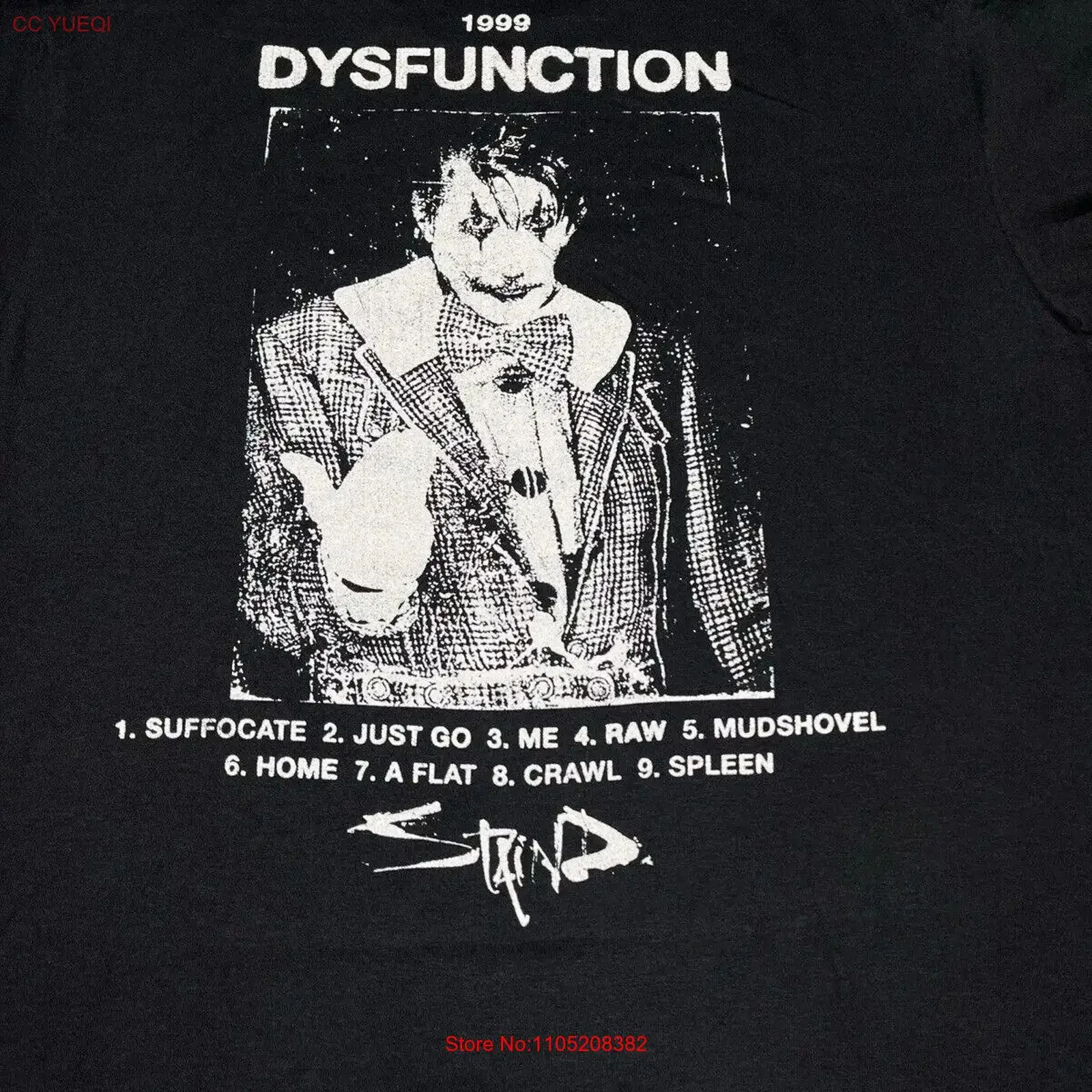 НОВАЯ черная футболка Staind Aaron Lewis SOLD OUT CONCERT 2024, тур, размер XL, дисфункция, винтажная стираная мягкая графика