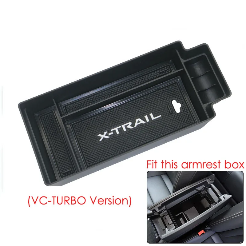 Central Console Armrest Box Secondary Multifunction Storage Box Phone Holders Tray Accessory for Nissan Qashqai J11 2014 - 2019