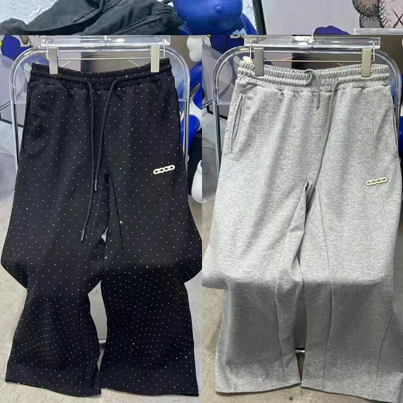 

Спортивные штаны GOODBRAND со звездным небом, покрытые горячими ромбовидными узорами, модные повседневные брюки, ХОРОШИЕ прямые брюки