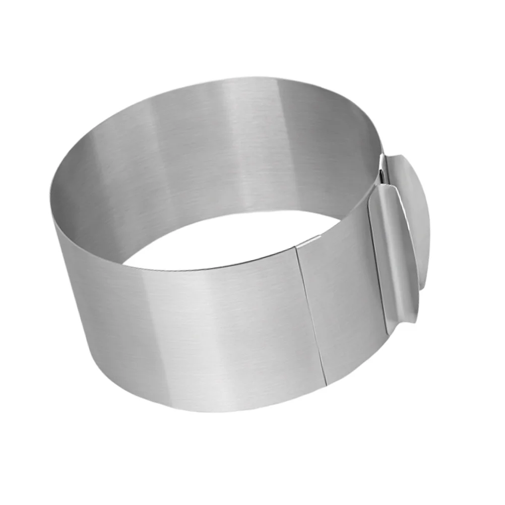 

1pc 16-30Cm Adjustable Mousse Ring Non-Stick Cake Mold For Baking Bread Chocolate Dessert Round Pastry Cutter Bake Tool Kitchen