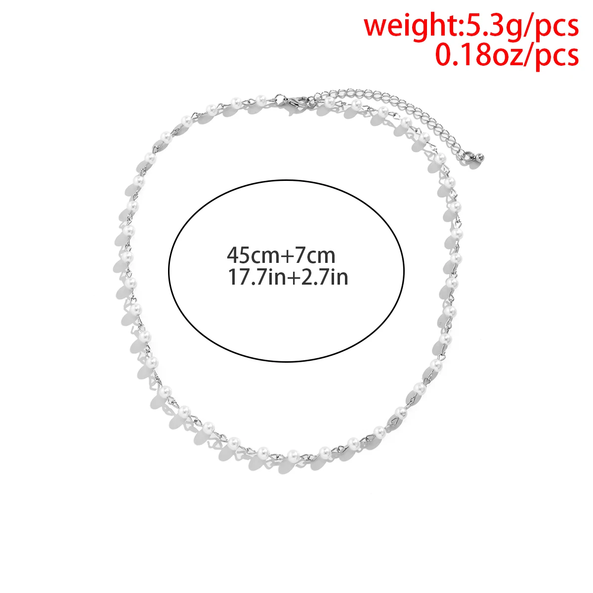 Small Imitation Pearl Beads Chain Short Choker Necklace for Men Trendy Beaded Chain Necklace on Neck 2023 Fashion Jewelry Collar