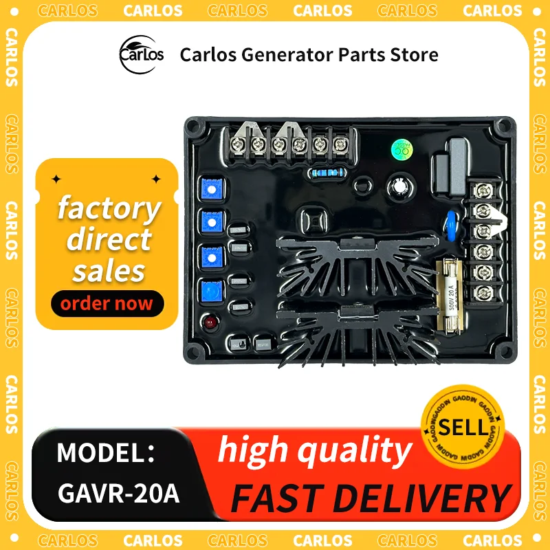 GAVR-20A Stabilizer AVR Automatic Voltage Regulator for Brushless Diesel Generator GAVR-20B