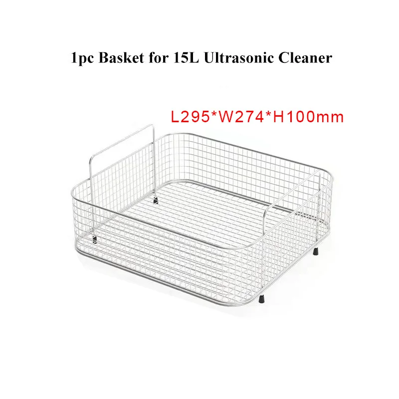 0.8L ~ 30L Ultrasone reinigingsmanden 304 roestvrijstalen mand Mesh Ultrasone reinigingsmachine Wasapparatuur