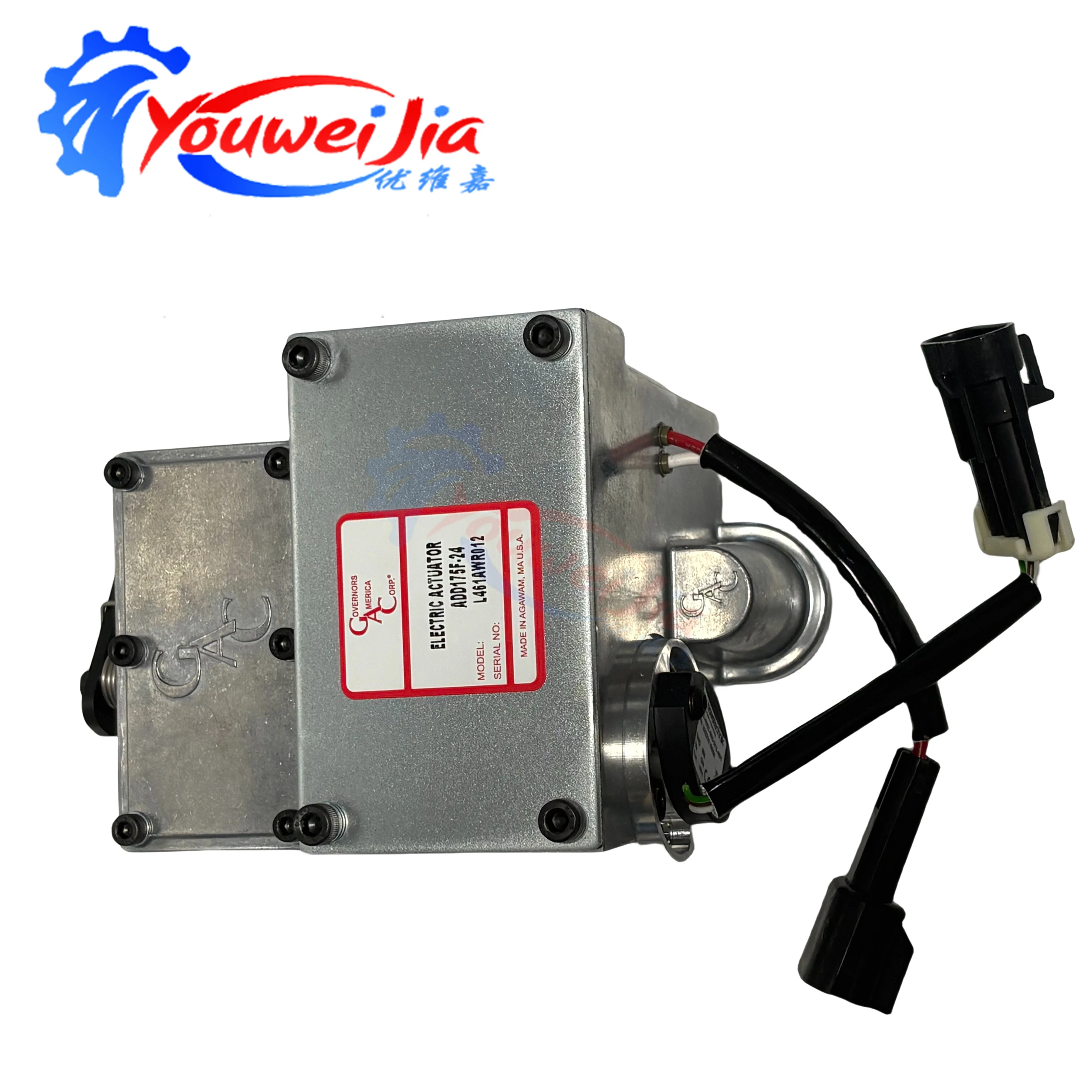 Original ADD175F 12/24 V DC Diesel Generator Set Actuator 175 Series Pump Mounted with Position Feedback Sensor
