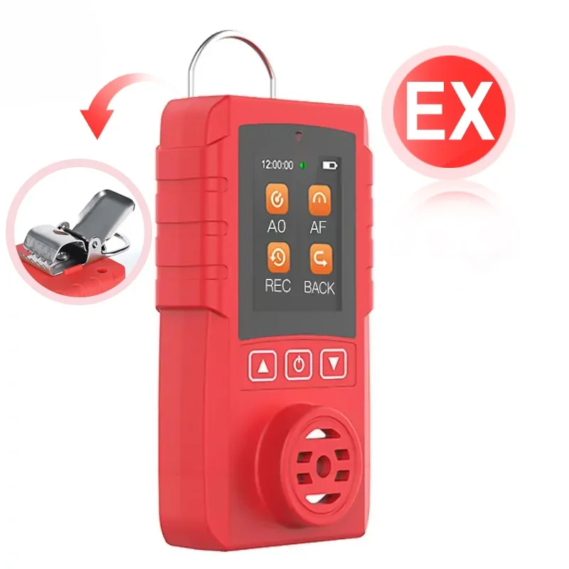 

DR650 Portable Combustible Gas Detector Sensitive Diffusion LPG / LEL / Natural / Methane Gas Leak Meter with LCD Screen