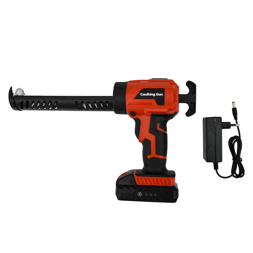 JY-CX43 Electric Glue Gun Glass Glue Caulking Gun Wireless Caulking Gun Electric Sewing Glue Tool for Doors and Windows DC20V