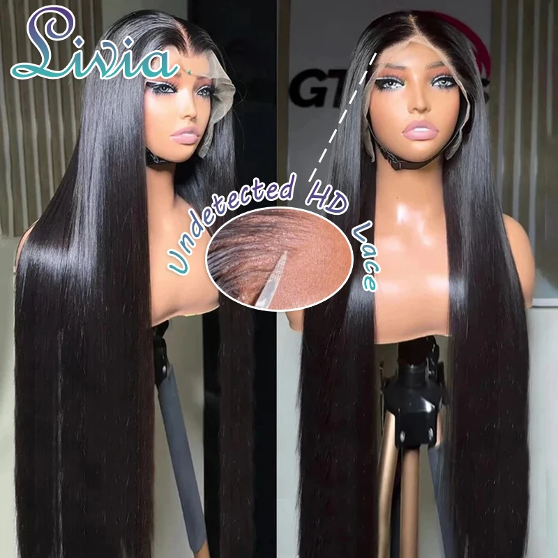 Peluca con malla Frontal recta prearrancada HD transparente peluca Frontal de encaje cabello brasileño para mujeres negras pelucas con cierre 5x5 cabello humano