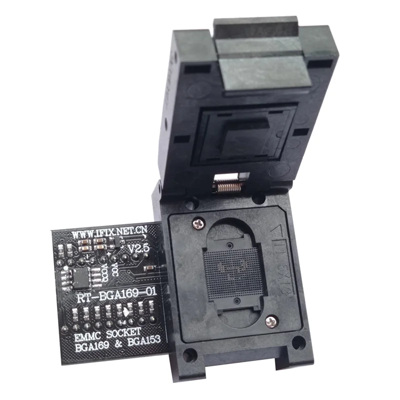 Reliable-1Set Emmc Adapter Emmc Burning Seat Spare Parts Rt-Bga169-01 Bga169 Bga153 Emmc Adapter With 5Pcs Frame For Rt809h Prog