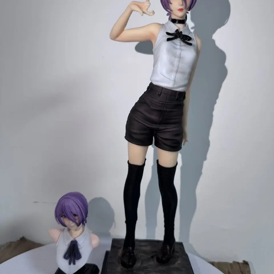 Patung PVC Gadis Seksi Seri Setan Reze Reese Chainsaw Man, Figur Anime, Model Hiasan Meja, Koleksi Mainan, Hadiah Halloween