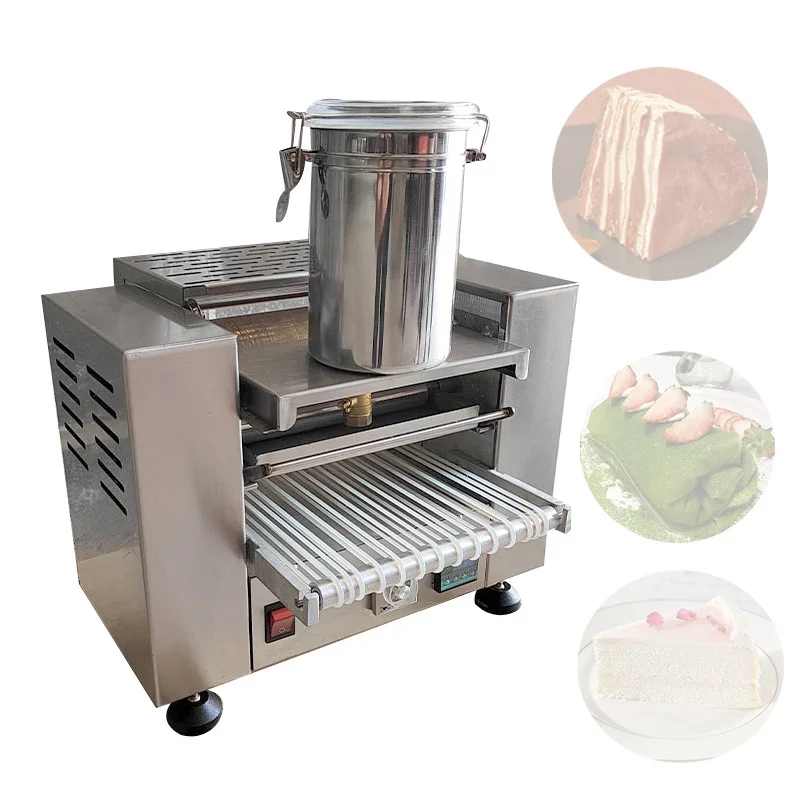 Small Automatic Mini Mille Crepe Cake Machine Thousand Layer Cake Pancake Crepe Maker