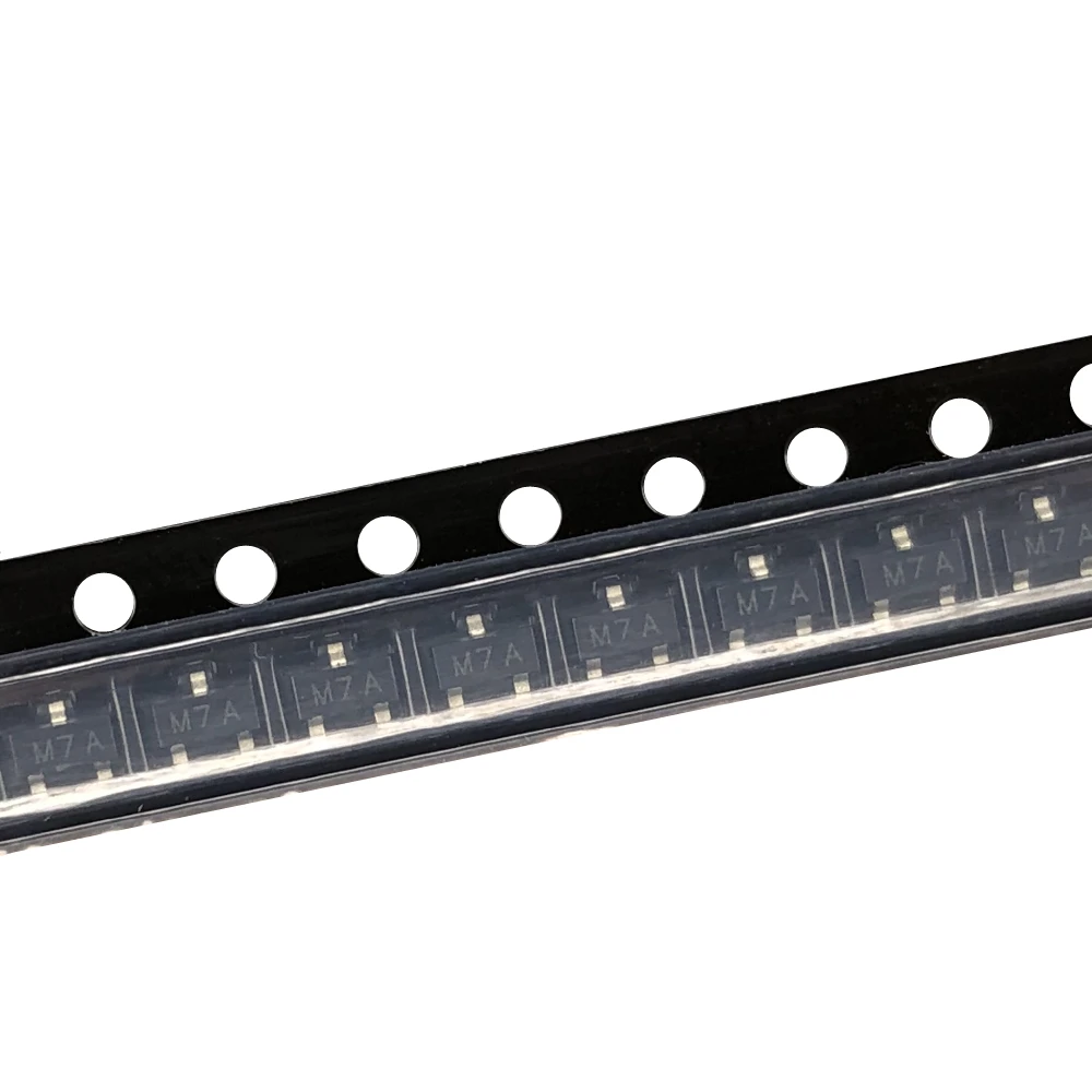 (100 uds) MMBT2907A_R1_00001 MMBT2907A (marcado M7A) SOT-23 60V 600mA Transistor PNP