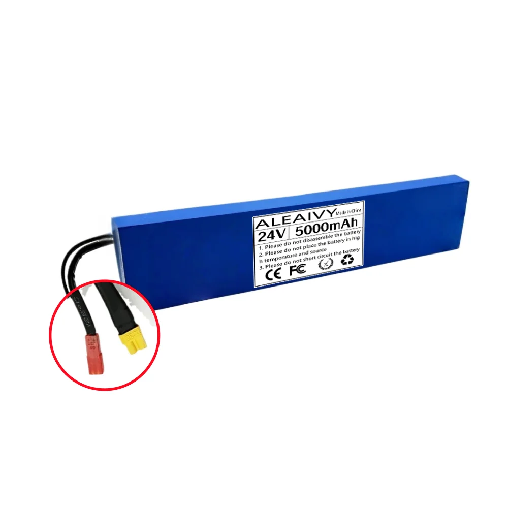 

7s2p 24V 5000mAh 18650 lithium battery rechargeable battery with BMS protection board lithium-ion battery pack.