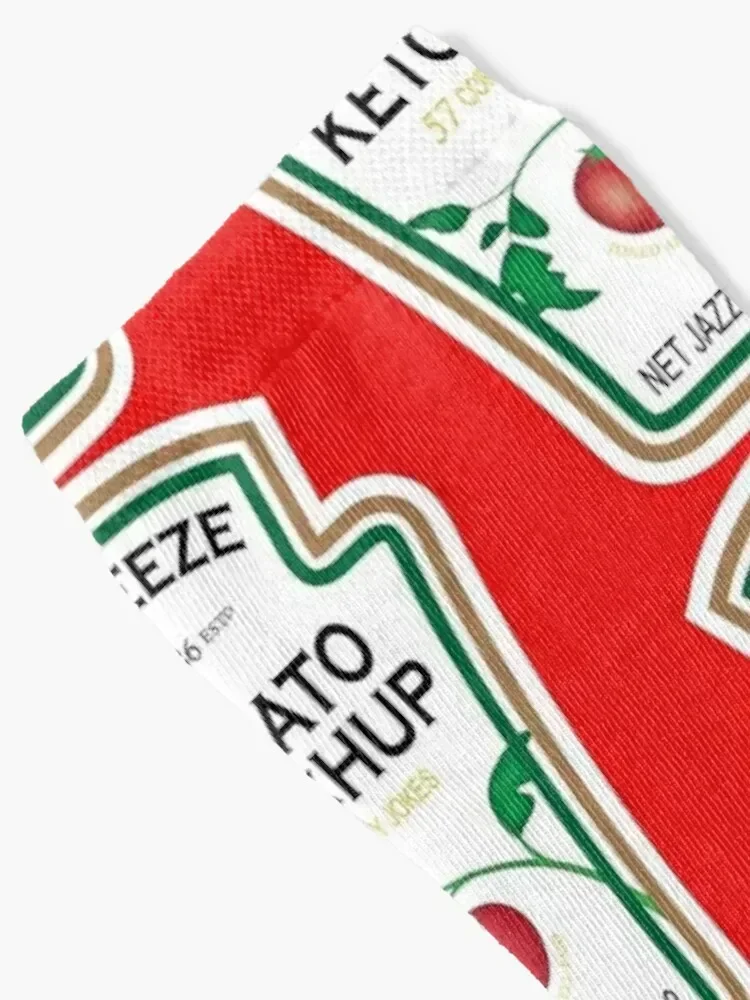 جوارب مضحكة على شكل كاتشب مضادة للانزلاق لكرة السلة للرجال جوارب نسائية #2