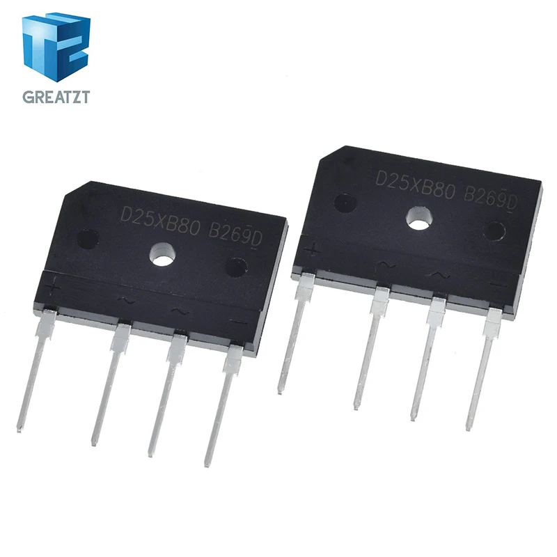 GREATZT D25XB80 D25SBA80 Bridge Rectifier 25A 800V 25xb80 dip Flat Bridge new