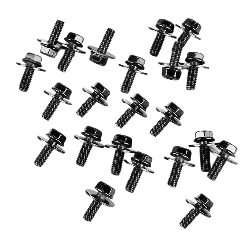 مسامير جسم السيارة U نوع الجوز كليب M6 مصد للسيارات برشام غطاء المحرك Undertray سبلاش درع الحرس بطانة مسامير كليب