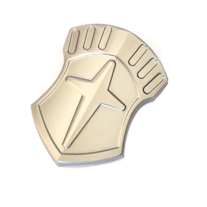 Escudo tarjeta de empuje magnética deslizador mecánico placa de empuje moneda háptica EDC Metal aliviar el estrés juguete descompresión Fidget