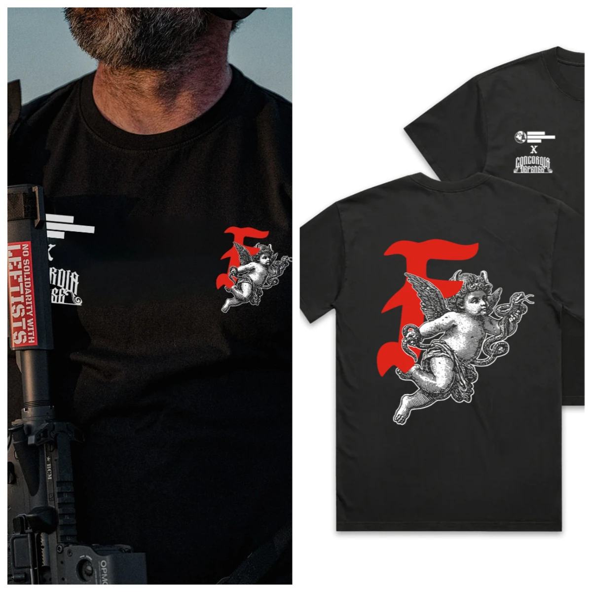 

Military Enthusiasts New Summer Cotton Tough Round Collar Short Sleeve T-shirt Printing Men and Women with The Jacket