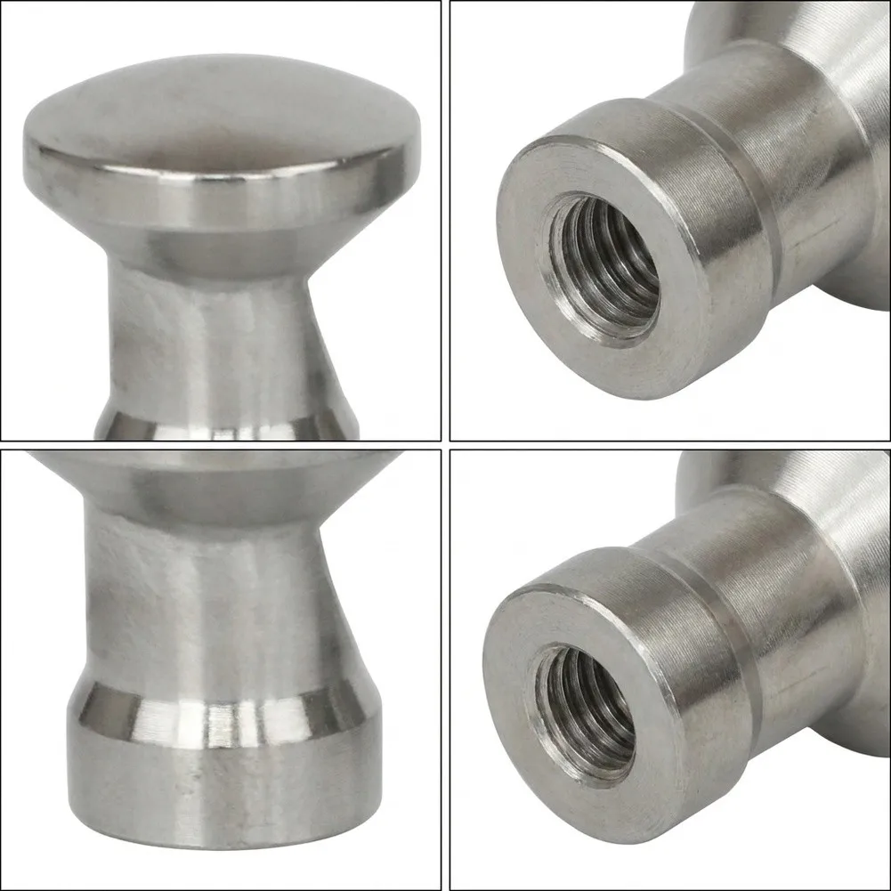 4pcs Stainless Steel Pull Handle Knob for Fireplace Doors Cabinets Machinery and Functional Hardware Installations
