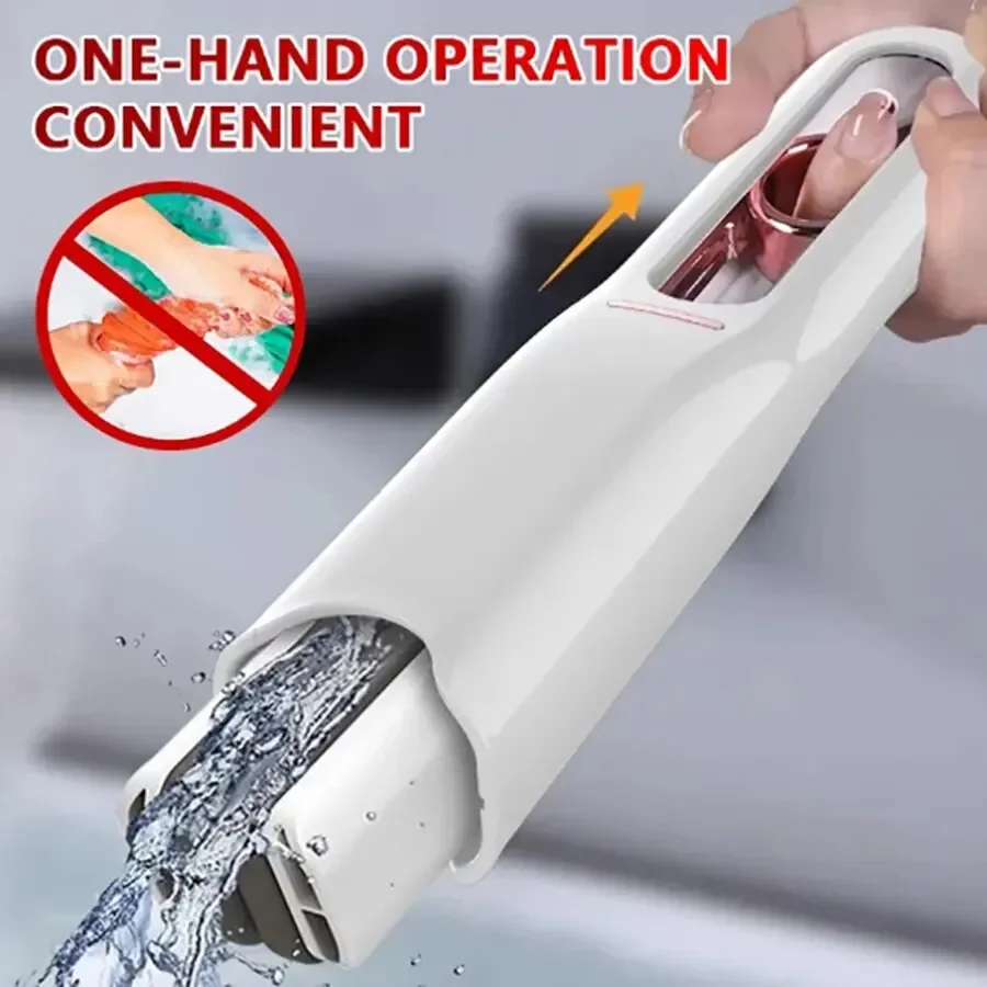 Folding Powerful Squeeze Mini Mop with Self-squeezing Floor Washing Desk Window Car Clean Tools Gundam tools Painting tools Mpc-