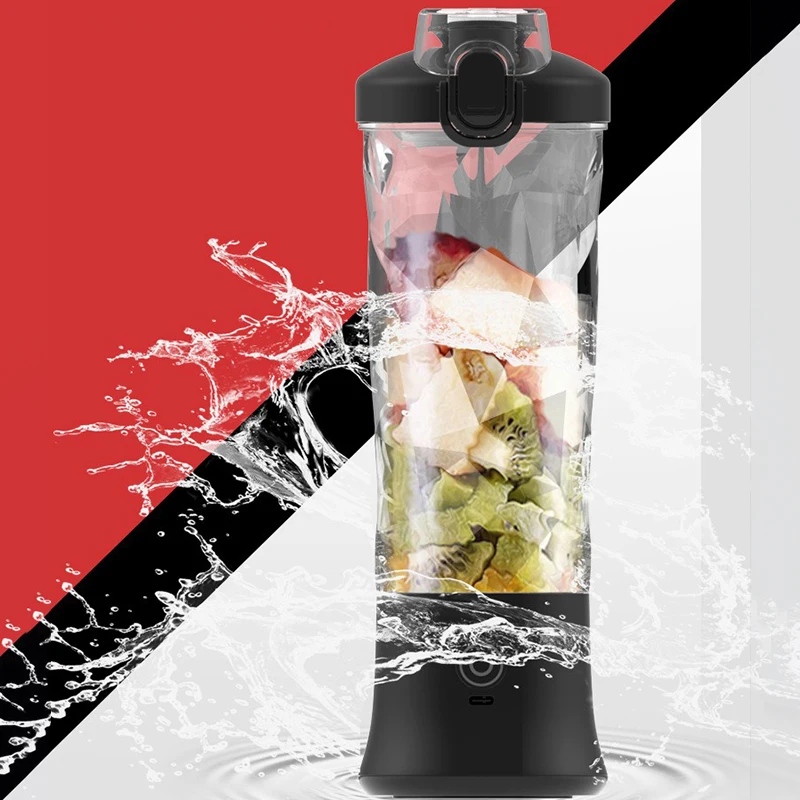 

New 4000mAh Portable Juicer Cup 600ML 10-Leaf Blade Powerful Motor Mini Blender for Shakes Smoothis Blender Mixer Cup Outdoor