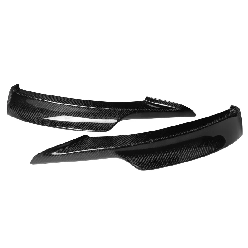 Car Front Bumper Carbon fiber wrap angle Corner protector Lip Spoiler For 3 Series E90 M-Tech Model 2005-2008