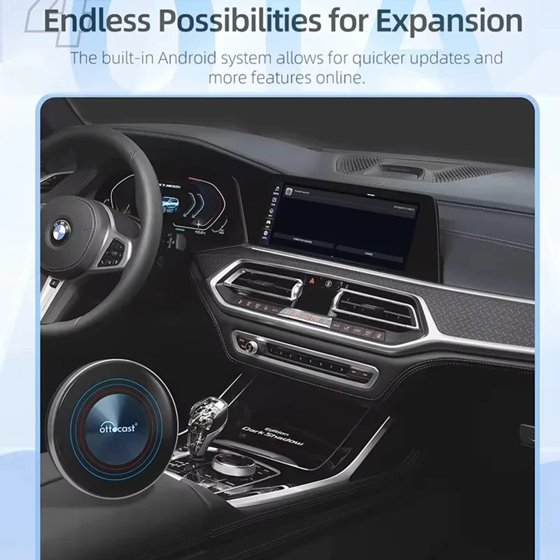 OTTOCAST i3 Android 13 CarPlay AI Box for BMW