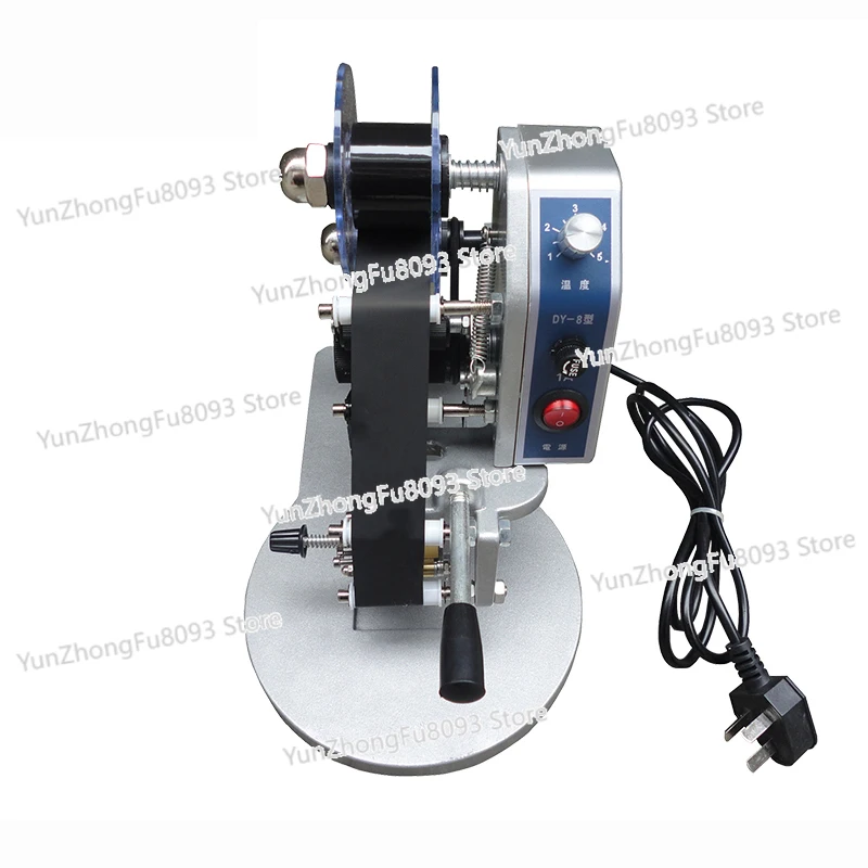 Manual Color Ribbon Coder Steel Printing Machine for Production Date Direct Heat Marking