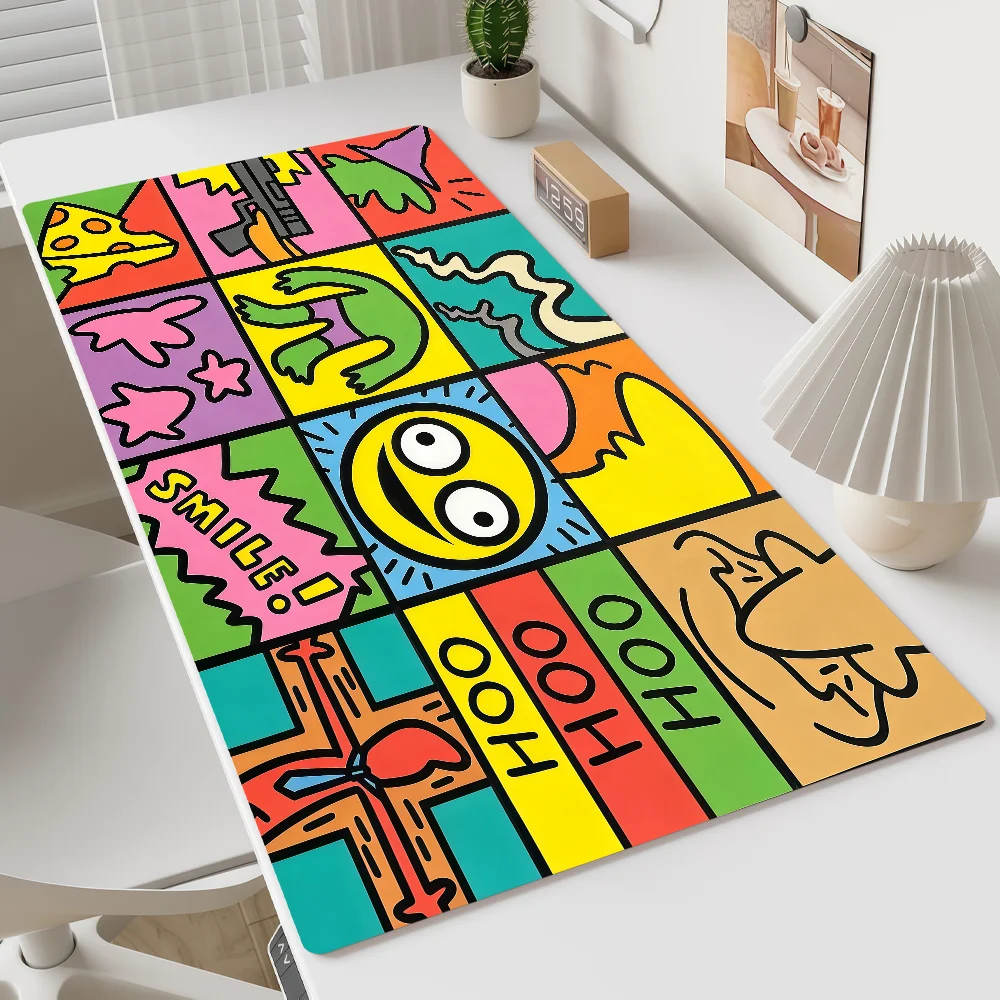 Friends Mouse S-Smiling Pad MousePad Non-slip Funny Lockedge Office Student Cartoon Gaming Thickened Large Writing Pad Cushion