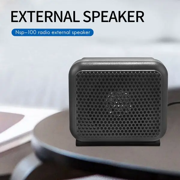 ミニ外部スピーカー,NSP-100 yaesuスピーカー,ケンウッド,風車用,グラハム,ラジオ,cb,hfトランシーバー