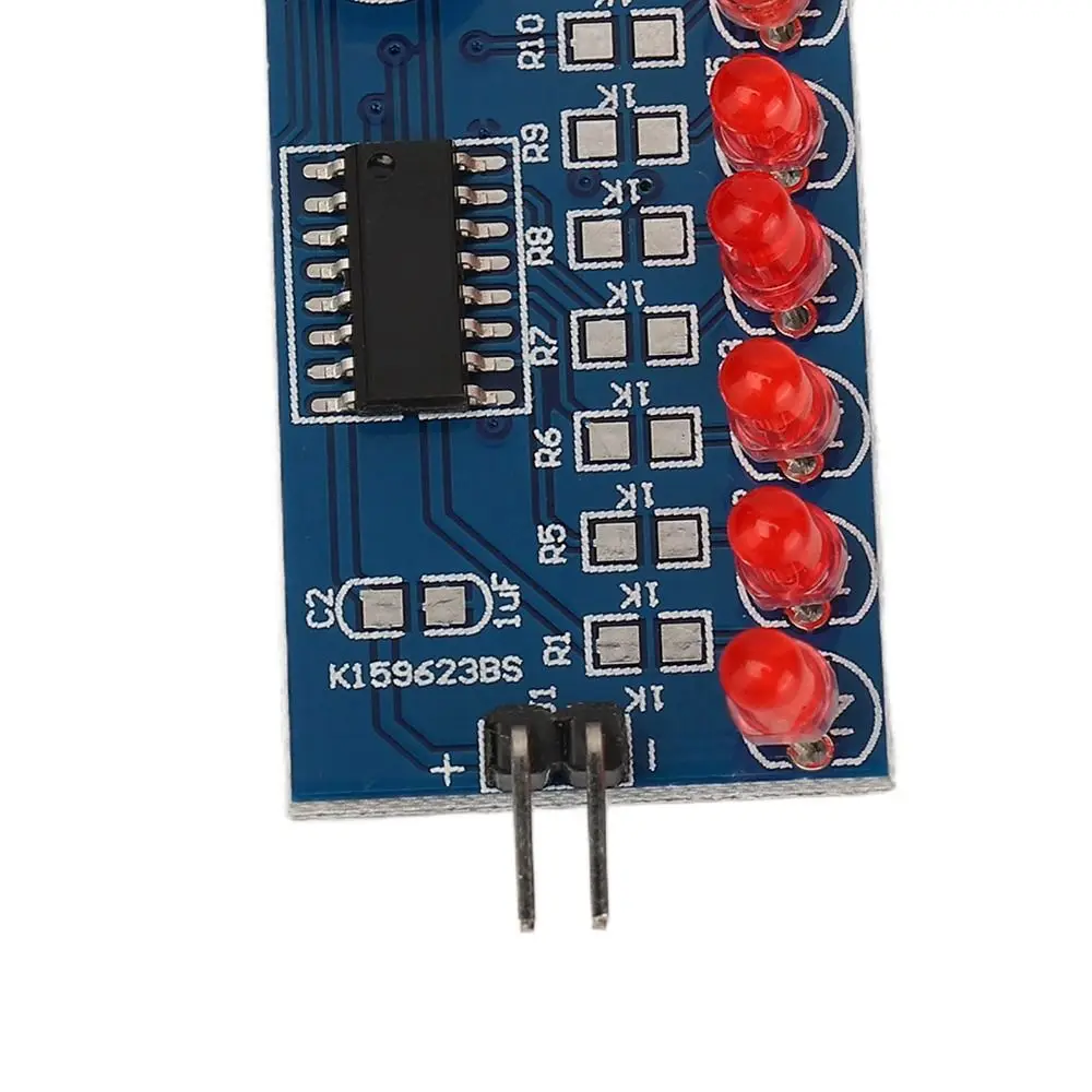 5PCS NE555 CD4017 Modulo LED luce che scorre acqua Kit parti sciolte Driver effetto luce che scorre Lampada ad acqua Modulo fai da te 54x21mm