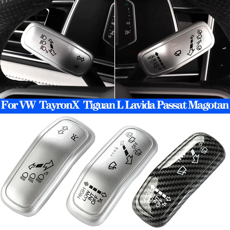 For VW Tayron X Tiguan L Lavida Passat Magotan Polo Golf 7 Golf 8 Jetta Car Steering Wheel Turn Signal Wiper Switch Lever Cover