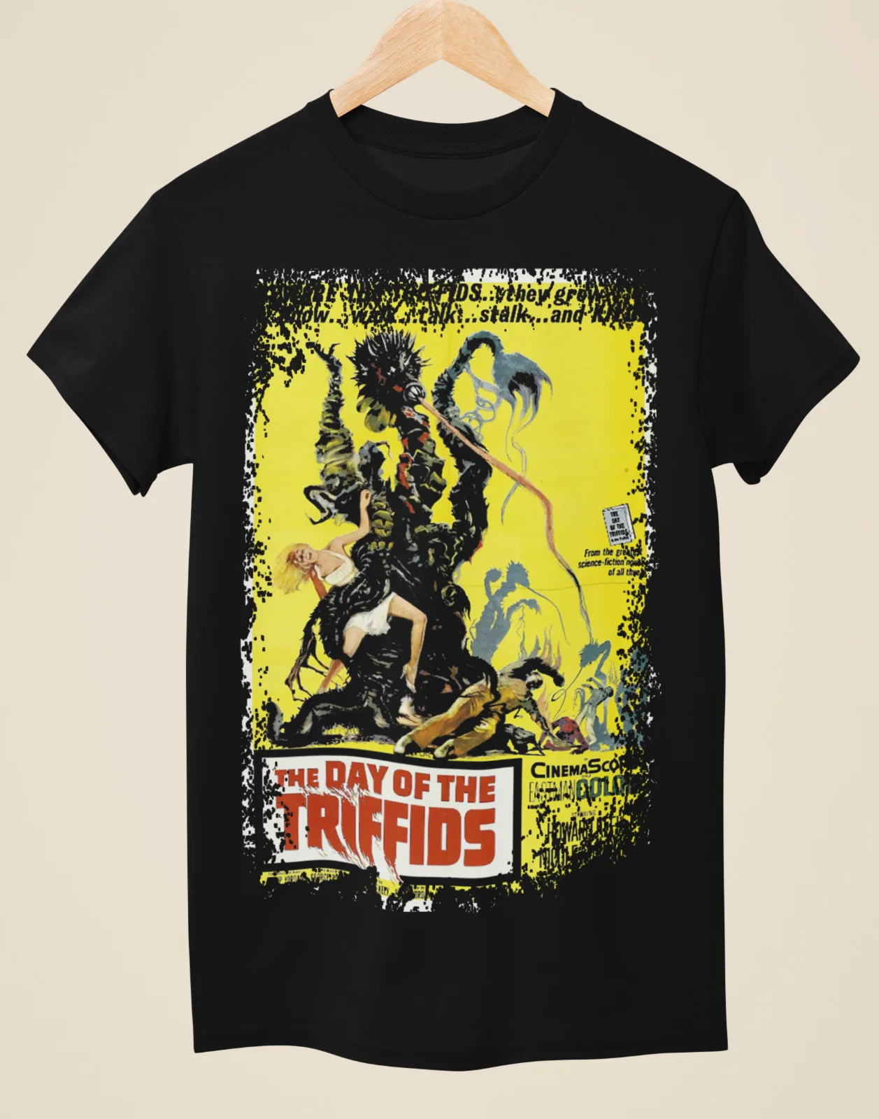 

The Day of Triffids 1963 Movie Poster inspired Black T Shirt