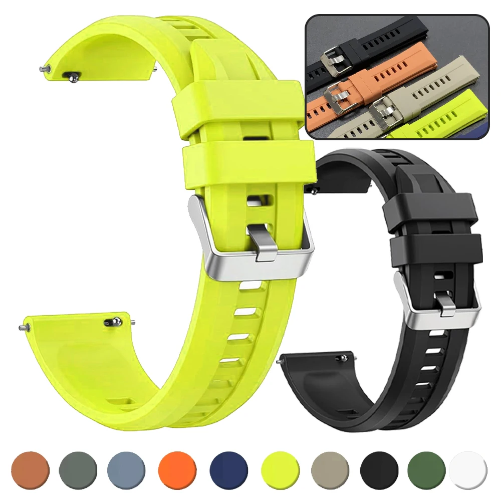Silikonband für Xiaomi Watch Color 2 S1 Pro S2 46 mm/42 mm S3 S4 Sportarmband 22 mm Ersatzarmband für Redmi Watch 5 Active/Lite